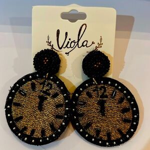 Midnight New Year’s Earrings